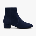 Marineblaue Wildlederstiefel - Wierfeld Schuhe